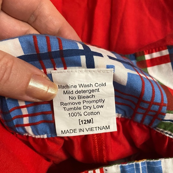 Millie Jay Spring Red Romper nautical Ruffle detail Toddler Girl 12 Months - Picture 8 of 15